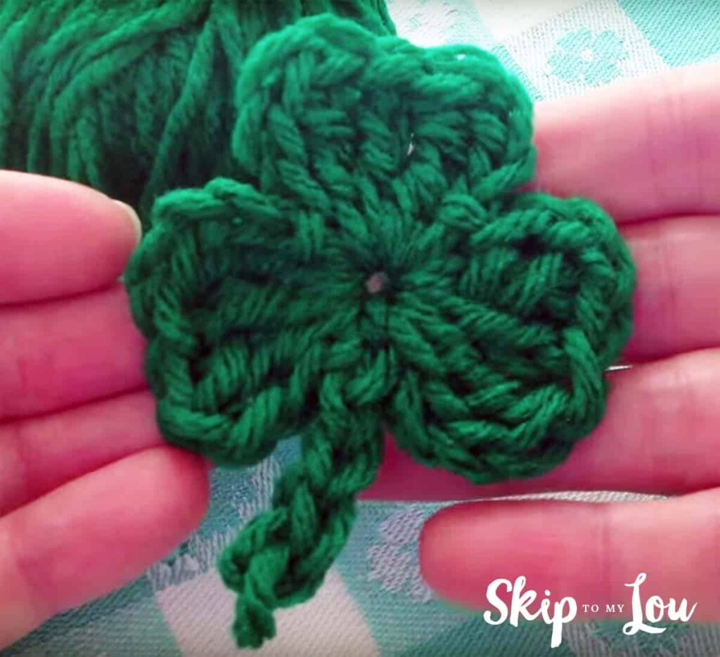Irish Crochet Shamrock Free Pattern Printable Templates Free - Shamrock Crochet Blanket Pattern