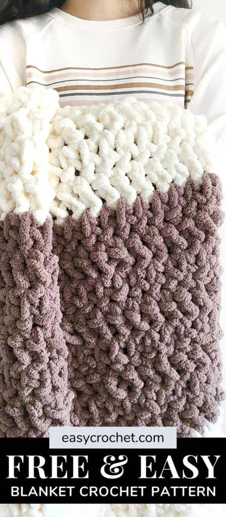 Jumbo Yarn Crochet Blanket Pattern Free Printable Templates Free - Big Yarn Crochet Blanket Pattern