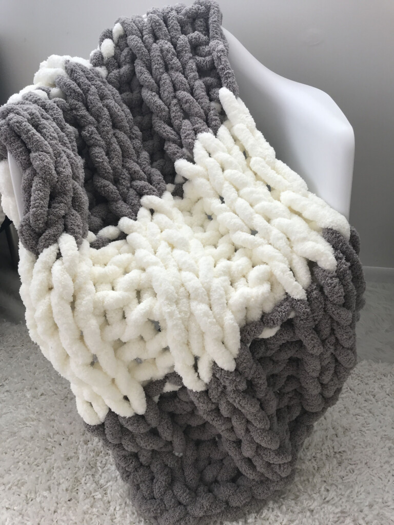 Jumbo Yarn Crochet Blanket Patterns - Big Yarn Crochet Blanket Pattern