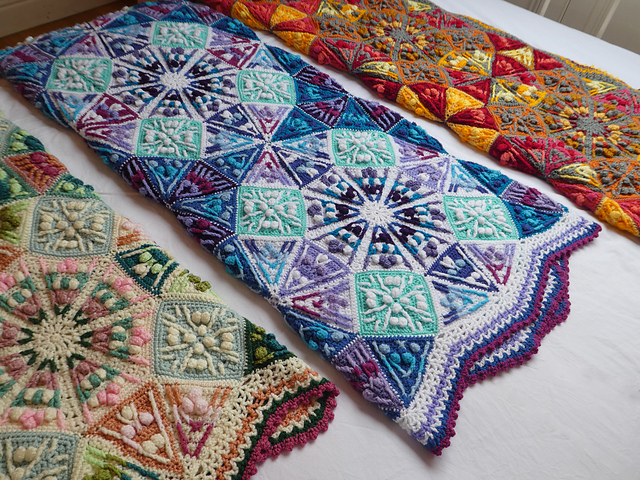 Kaleidoscope Crochet Blanket Free Pattern Weave Crochet - Kaleidoscope Crochet Blanket Free Pattern
