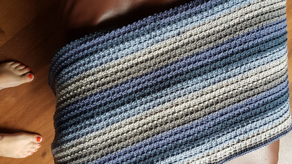 Lap Blanket Crochet Wheelchair Lap Blanket Crochet Blanket Purple  - Wheelchair Lap Blanket Crochet Pattern Free
