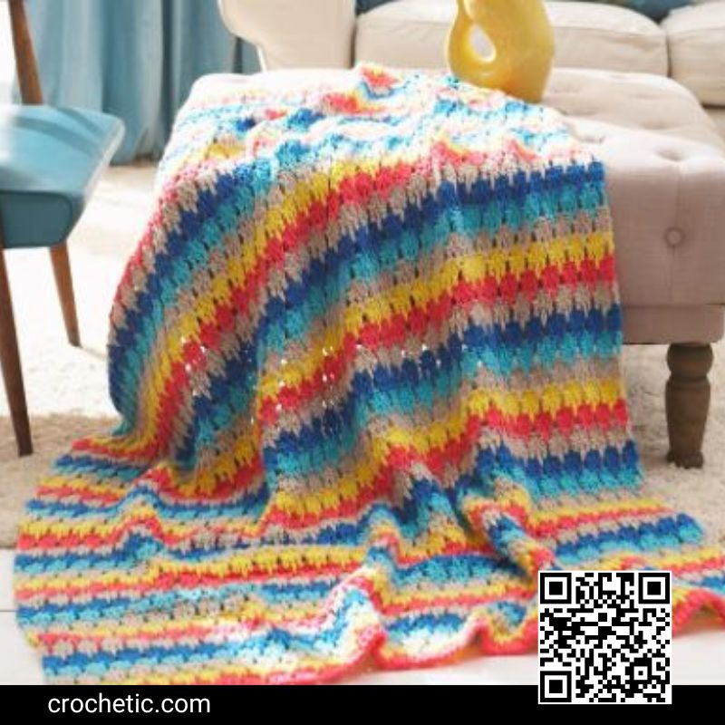 Larksfoot Blanket Crochet Pattern Crochet Patterns For Tops Hats  - Larksfoot Blanket Crochet Pattern
