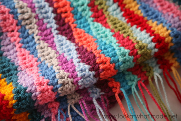 Lazy Waves Blanket Pattern - Lazy Waves Crochet Blanket Pattern