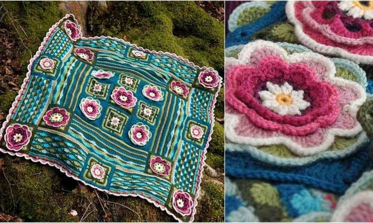 Lily Pond Blanket Free Pattern Your Crochet - Lily Pond Crochet Blanket Pattern