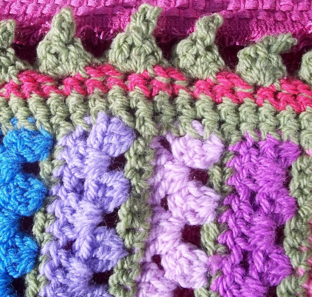 Lucy In The Sky Meadowsweet Crochet Cot Blanket Free Pattern - Crochet Cot Blanket Pattern Free