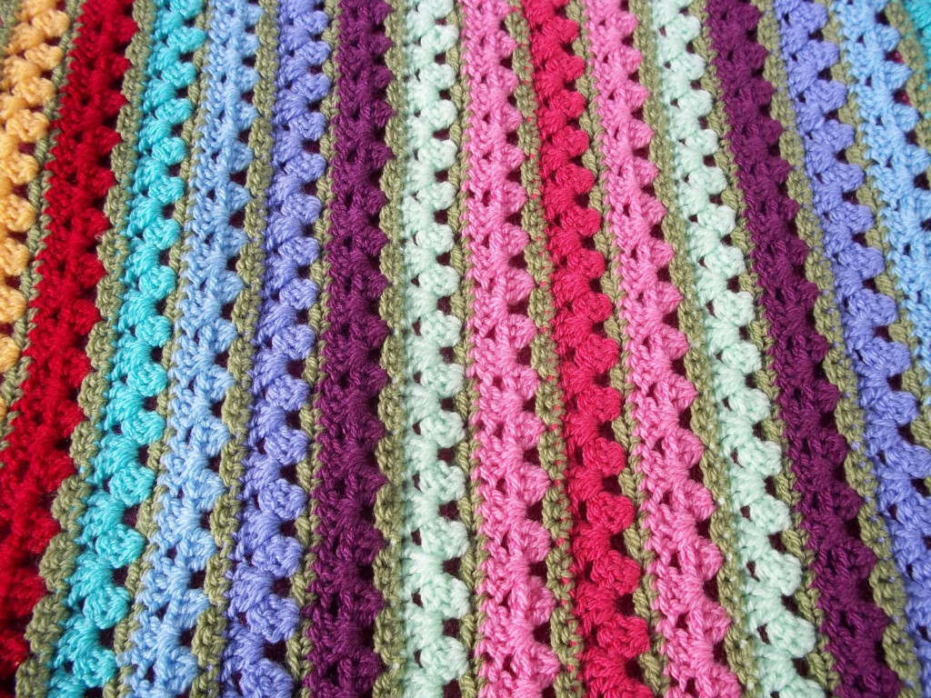 Lucy In The Sky Meadowsweet Crochet Cot Blanket Free Pattern - Crochet Cot Blanket Pattern Free