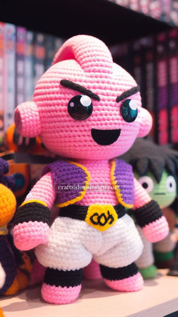 Majin Buu Amigurumi Free Pattern Crafts Ideas Amigurumi Free  - Dragon Ball Z Crochet Blanket Pattern