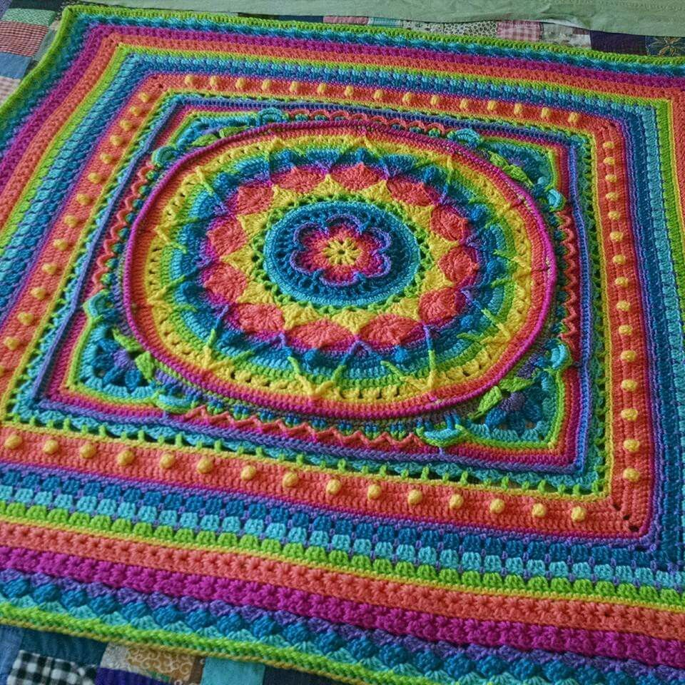 Mandala Yarn Crochet Blanket Patterns - Mandala Yarn Crochet Blanket Patterns