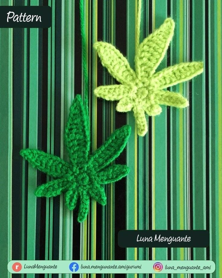 Marijuana Leaf Crochet Pattern - Leaf Crochet Pattern Blanket