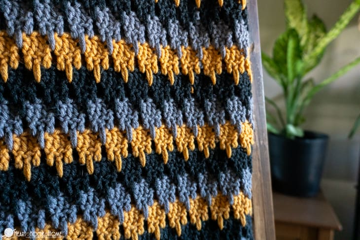 Meadowlark Blanket Free Crochet Pattern Heart Hook Home - Larksfoot Blanket Crochet Pattern