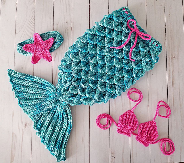 Mermaid Tail Baby Blanket Crochet Pattern - Mermaid Blanket Crochet Pattern Free