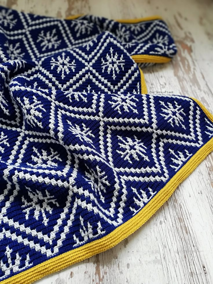 Midnight Snowflakes Blanket Crochet Blanket Pattern Blanket Pattern  - Crochet Snowflake Blanket Pattern
