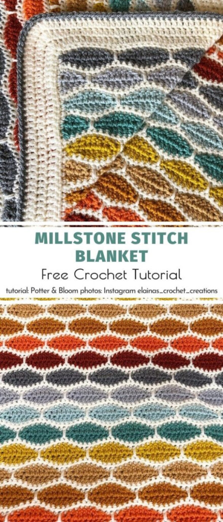 Millstone Stitch Crochet Projects Your Crochet - Millstone Stitch Crochet Blanket Pattern