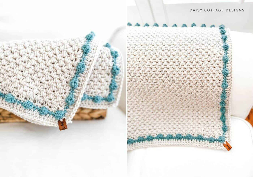 Mini Bean Stitch Crochet Blanket Pattern Daisy Cottage Designs - Crochet Bean Stitch Blanket Pattern