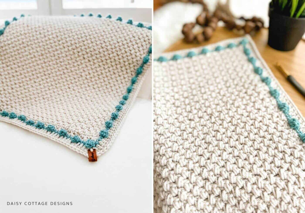 Mini Bean Stitch Crochet Blanket Pattern Daisy Cottage Designs - Crochet Bean Stitch Blanket Pattern