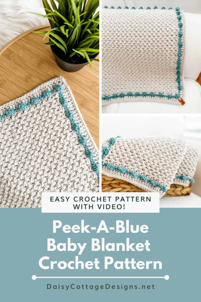 Mini Bean Stitch Crochet Blanket Pattern Daisy Cottage Designs - Crochet Bean Stitch Blanket Pattern