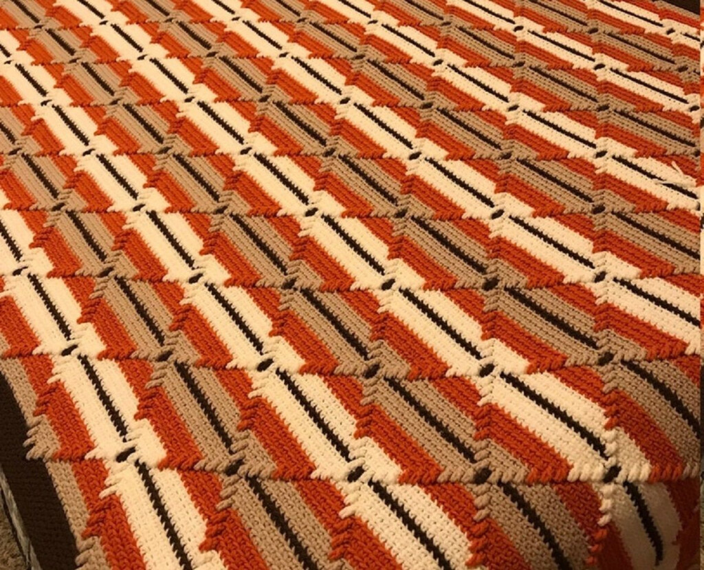 Navajo Diamond Crochet Patterns Are A Beautiful Design That Can  - Crochet Navajo Blanket Pattern