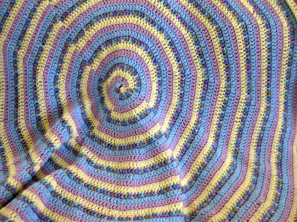 NEW DOUBLE CROCHET LAP BLANKET PATTERN Crochet - Round Crochet Blanket Pattern Free