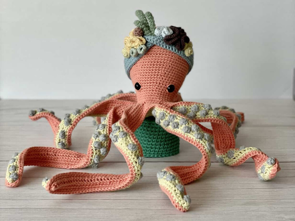 Octopus Crochet Pattern Free Pattern Video Tutorial - Octopus Blanket Crochet Pattern Free