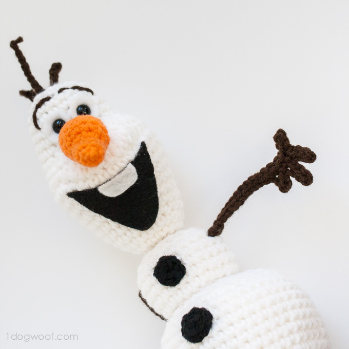 Olaf From Frozen Amigurumi Crochet Pattern Knitting Bee - Olaf Crochet Blanket Pattern