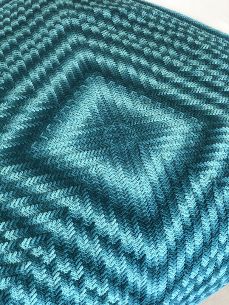 Ombr Crochet Blanket Free Crochet Pattern - Red Heart Ombre Crochet Blanket Pattern