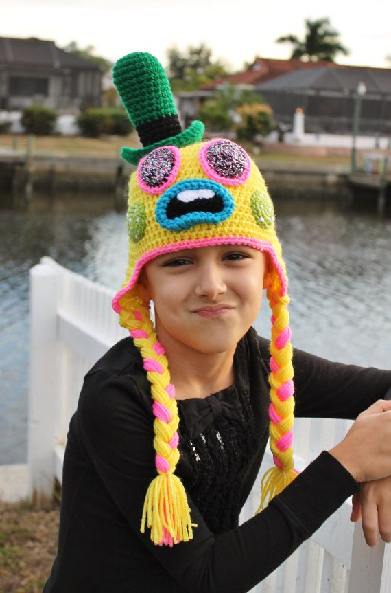 Ooooh Snap Check Out This Amazing Mr Dinkles Crochet Hat PDF Pattern  - Trolls Crochet Blanket Pattern