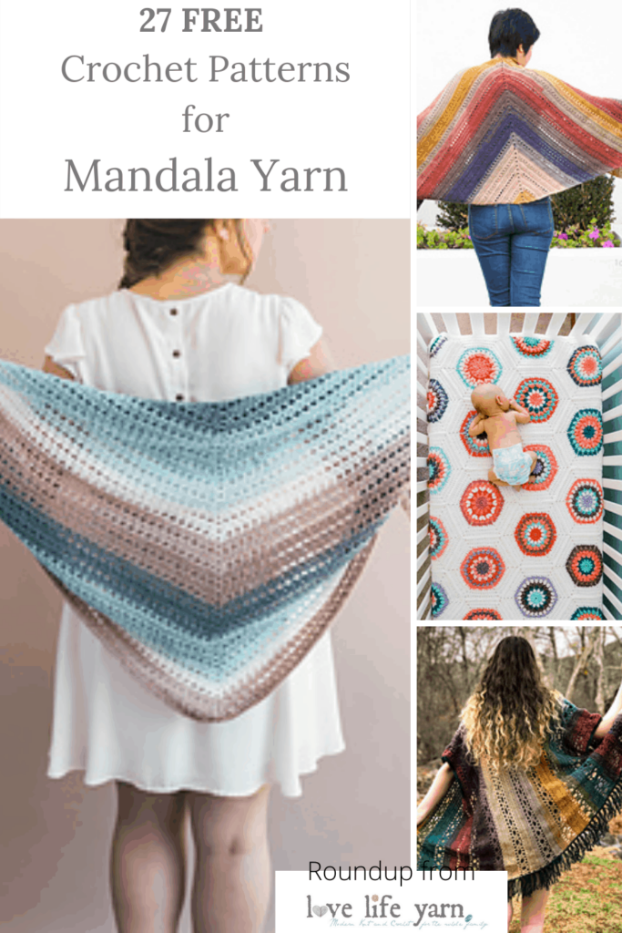 Optimal Mispend Gently Mandala Yarn Crochet Patterns Free Burgundy  - Free Crochet Blanket Patterns Using Mandala Yarn