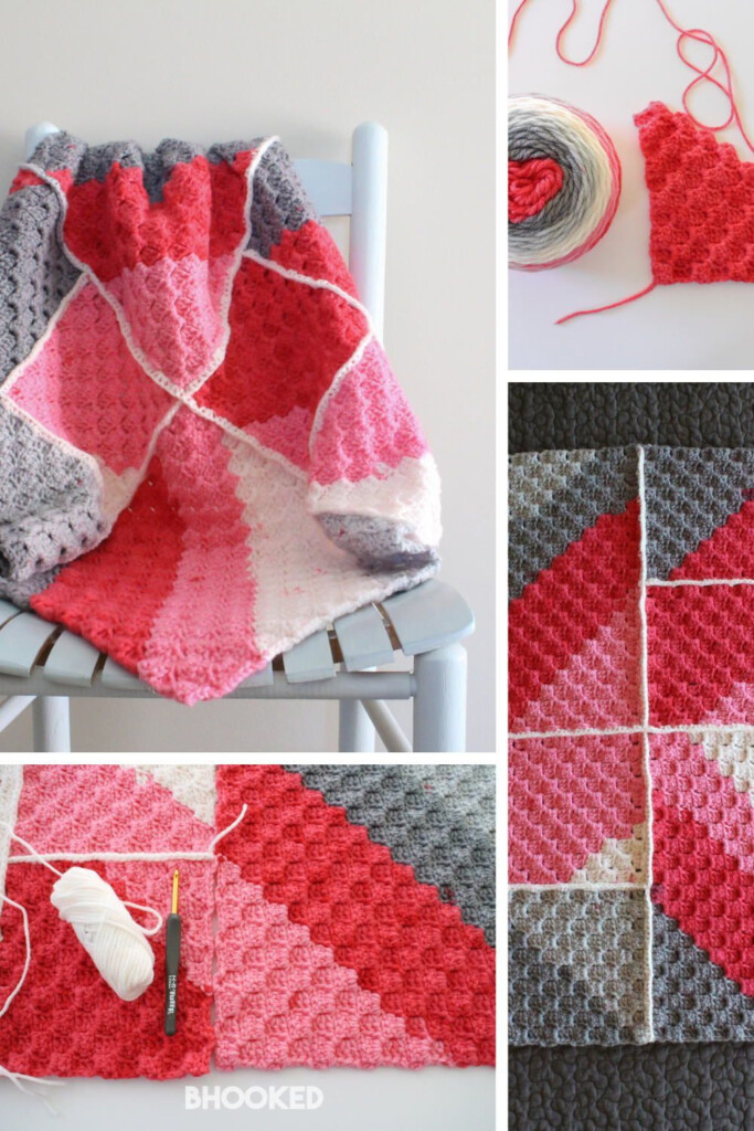 Patchwork Crochet Baby Blanket Free Pattern From B Hooked In 2022  - Patchwork Crochet Blanket Free Pattern