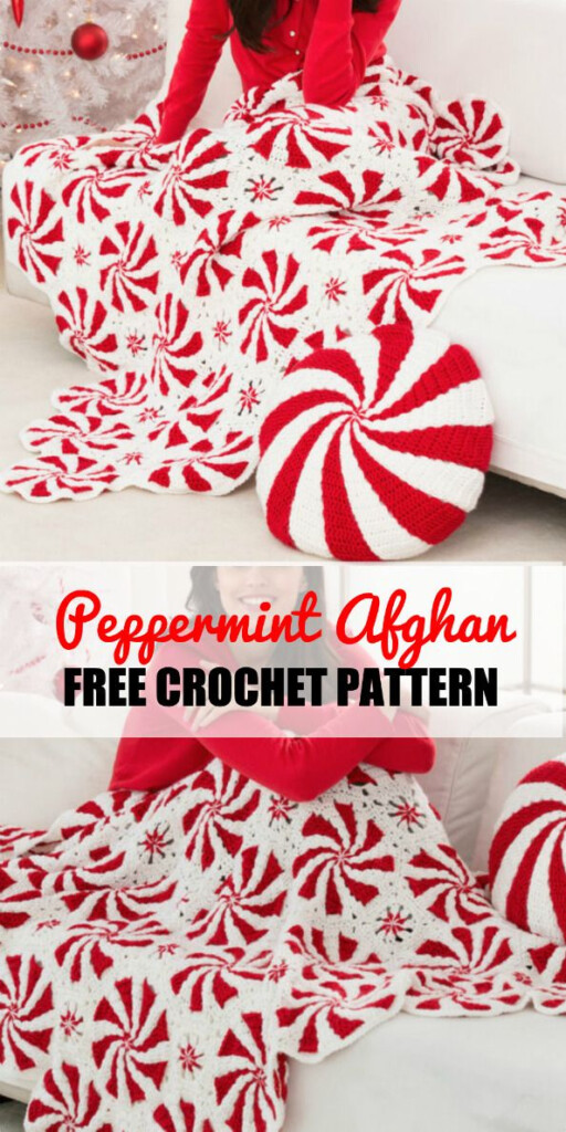 Peppermint Candy Crochet Blanket Free Pattern Printable Templates Free - Peppermint Crochet Blanket Pattern