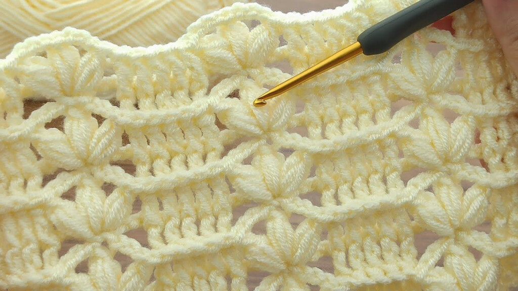 PERFECT very Easy Crochet Baby Blanket Model Stuffed Pistachio  - Free Minecraft Crochet Blanket Pattern