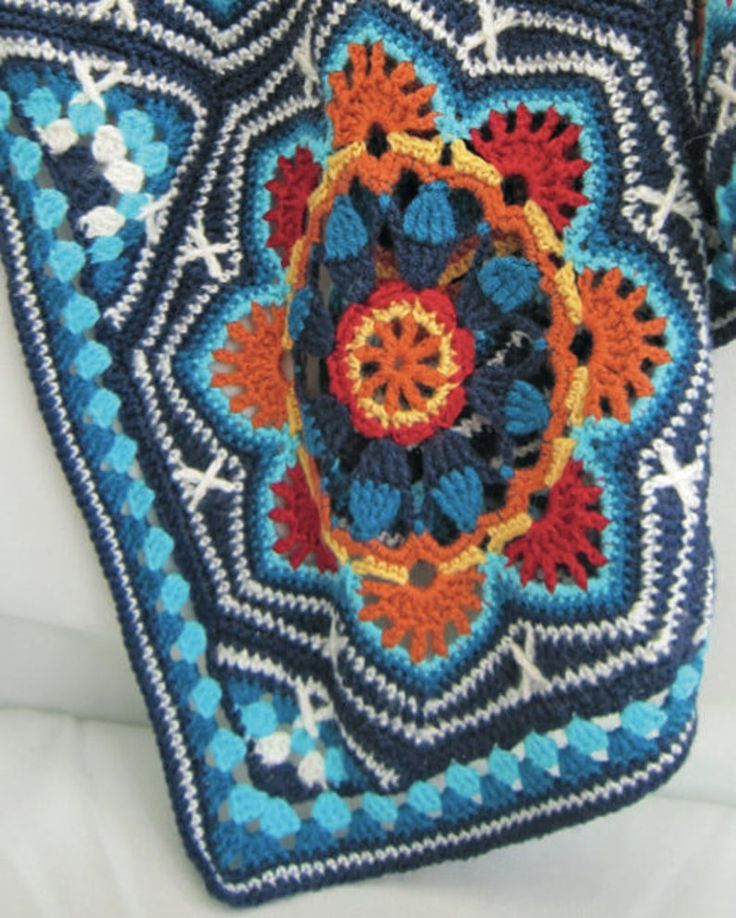 Persian Tile Crochet Blanket Pattern - Persian Tile Crochet Blanket Pattern Free