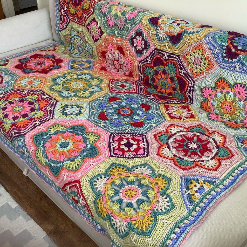 Persian Tile Crochet Blanket Pattern - Persian Tile Crochet Blanket Pattern Free
