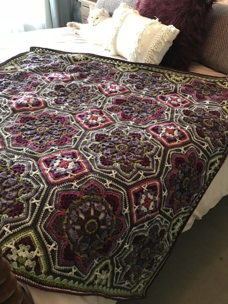 Persian Tiles Blanket Pattern By Jane Crowfoot Blanket Pattern  - Jane Blanket Crochet Pattern