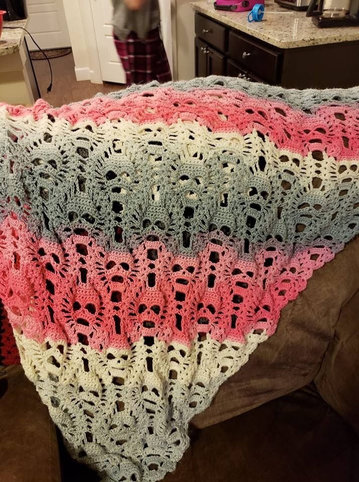 Pin By Kellso Suter On Skulls Crochet Patterns Free Blanket Crochet  - Skull Blanket Crochet Pattern Free