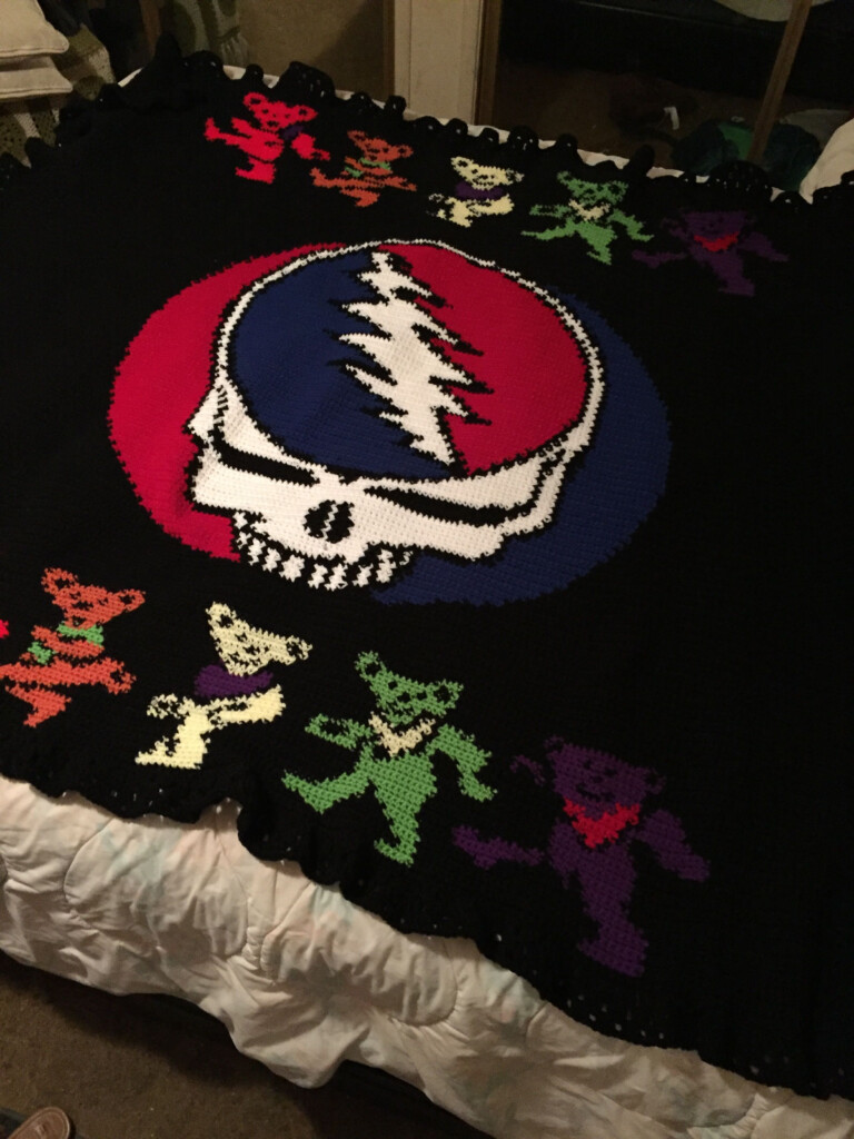 Pin On AngelicCrochetDesign Customer Pictures - Walking Dead Crochet Blanket Pattern