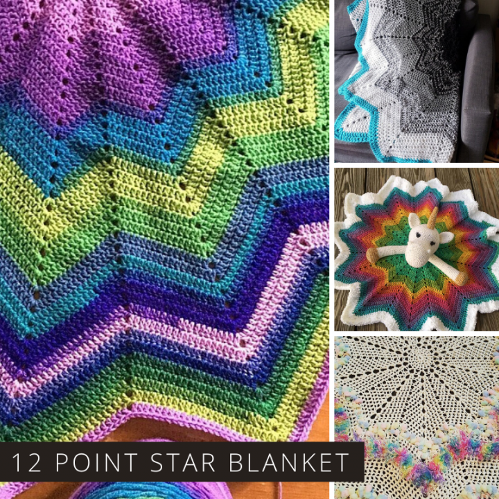 Pin On Crochet Patterns - 12 Point Star Blanket Crochet Pattern