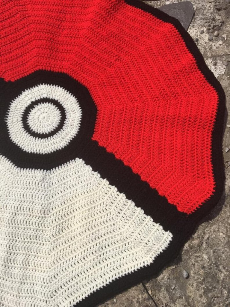 Pokeball Blanket Crochet Pattern PDF Download Pattern Etsy - Pokeball Blanket Crochet Pattern