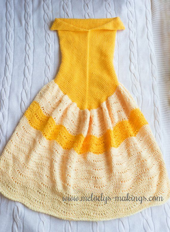 Princess Dress Blanket Crochet Pattern Dress Blanket Pattern Etsy In  - Princess Dress Blanket Crochet Pattern