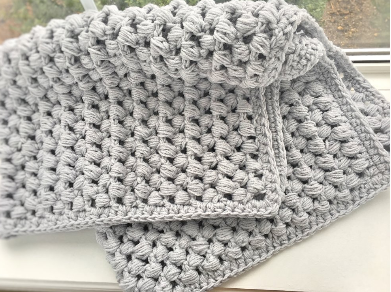 Puff Stitch Baby Blanket Free Crochet Pattern Craft Ideas For Adults  - Free Crochet Patterns For Puff Stitch Baby Blankets