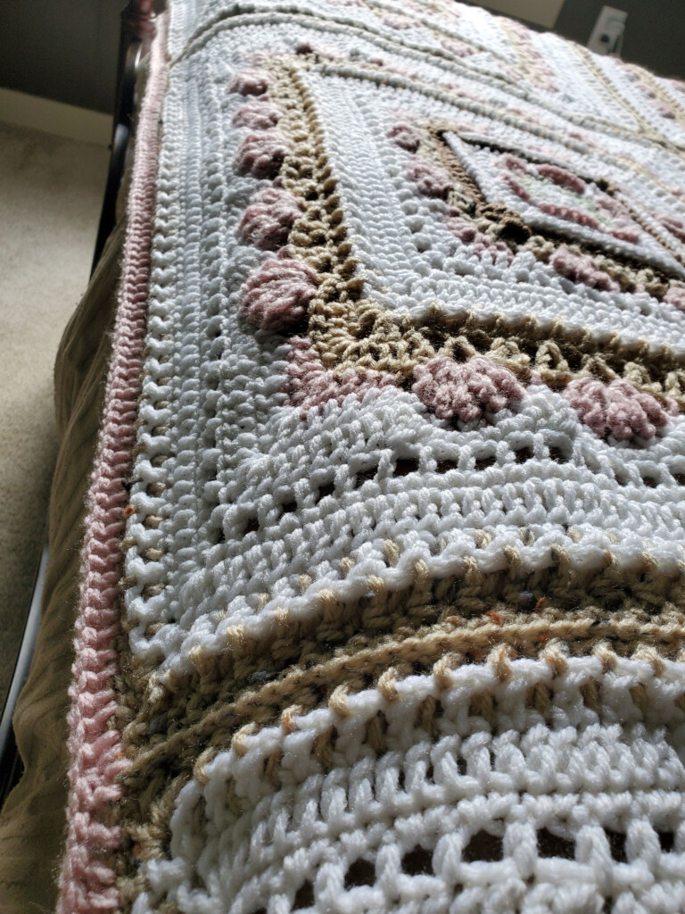 Queen Size Crochet Blanket Pattern Free See More Ideas About Queen Size  - Queen Size Crochet Blanket Pattern