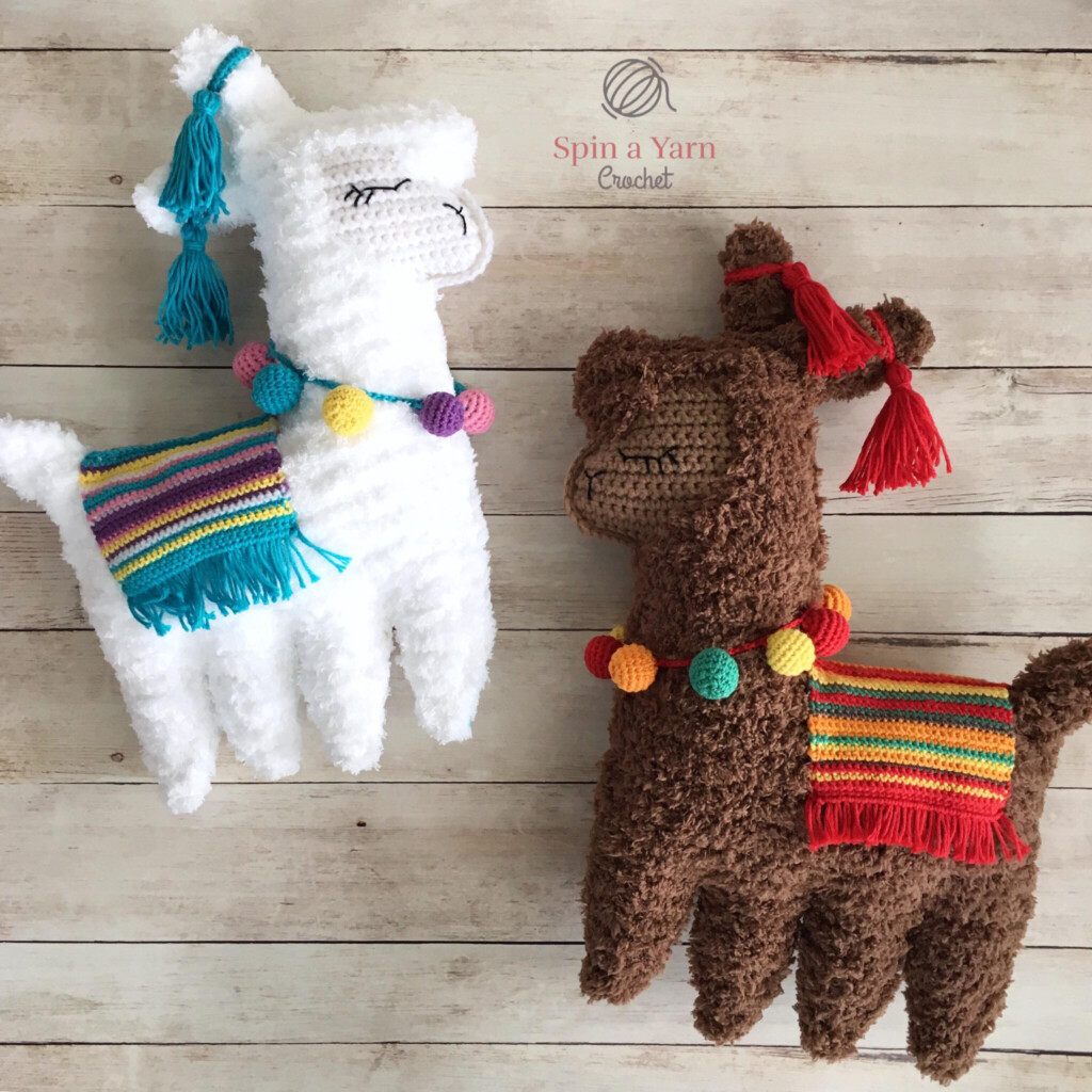 Ragdoll Llama Free Crochet Pattern Spin A Yarn Crochet - Llama Crochet Pattern Blanket