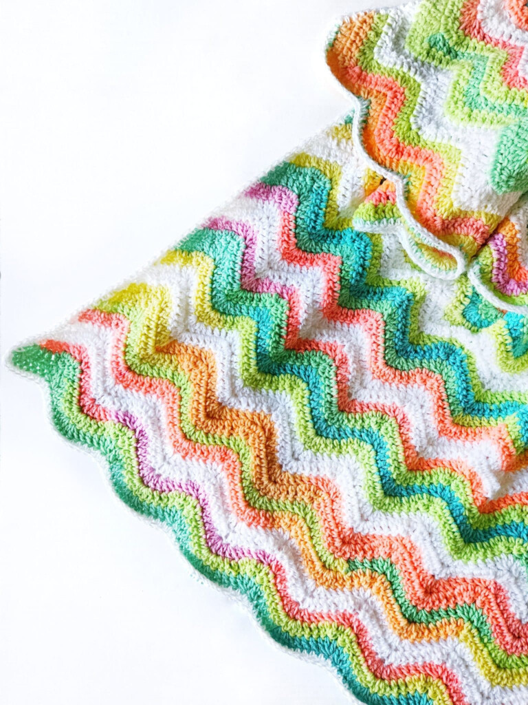 Rainbow Crochet Blanket Pattern Easy Crochet Patterns - Crochet Rainbow Blanket Pattern
