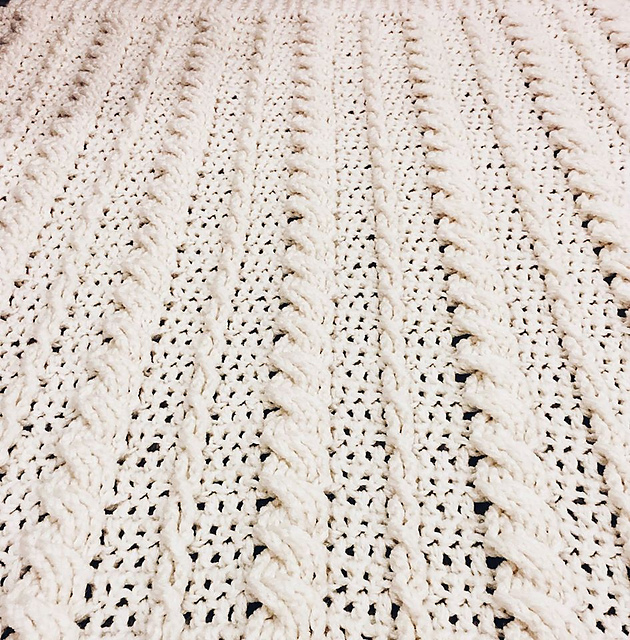 Ravelry Cabled Wedding Blanket Pattern By Kozy Threads - Crochet Wedding Blanket Patterns