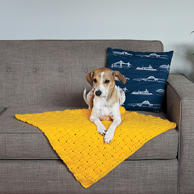 Ravelry Comfort Crochet Pet Blanket Pattern By Stacey Winklepleck - Crochet Pet Blanket Pattern