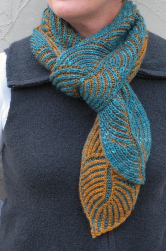 Ravelry Hosta Brioche Scarf By Nancy Marchant Brioche Knitting  - Hosta Blanket Crochet Pattern