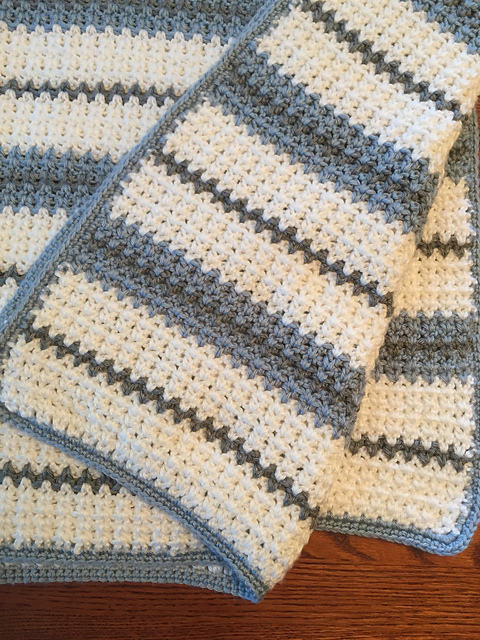 Ravelry Modern Double Crochet V Stitch Blanket Pattern By Daisy Farm  - Modern Double Crochet V Stitch Blanket Pattern