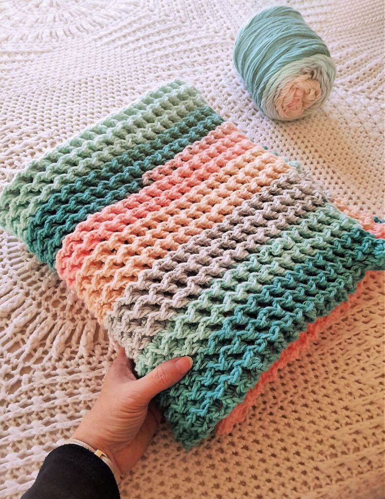 Ravelry Zigzag Waffle Blanket By Lisa Van Klaveren Crochet Projects  - Crochet Zigzag Blanket Pattern