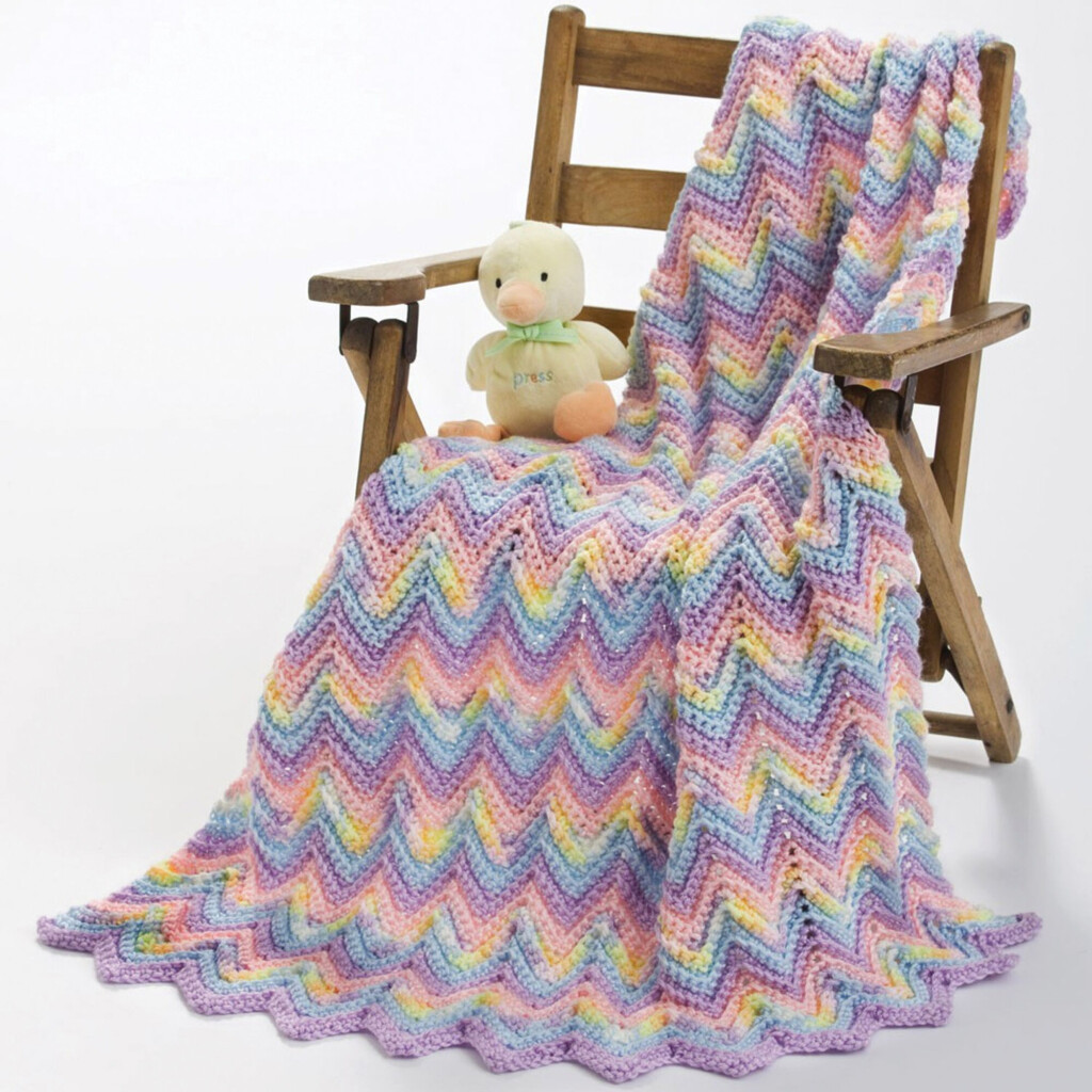 Ripple Baby Blanket Free Crochet Pattern At Paul Litton Blog - Rainbow Ripple Crochet Blanket Free Pattern