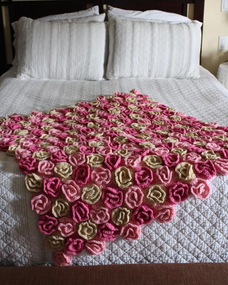 Rose Blanket Crochet Pattern Pattern rjuuc edu np - Rose Crochet Blanket Pattern