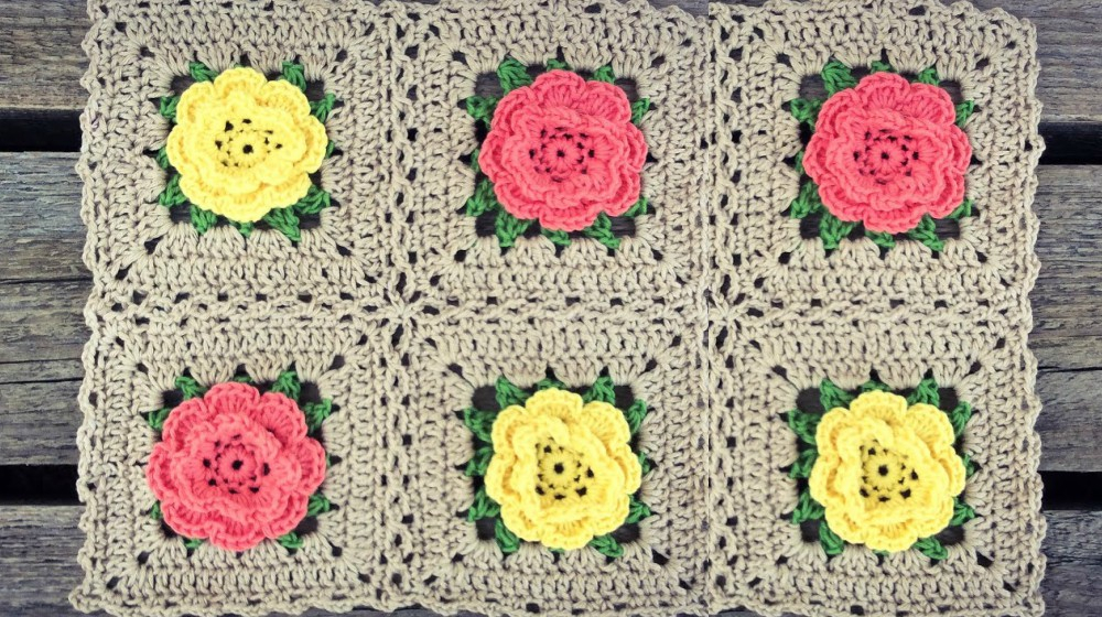 Rose Blanket Crochet Pattern - Crochet Rose Blanket Free Pattern